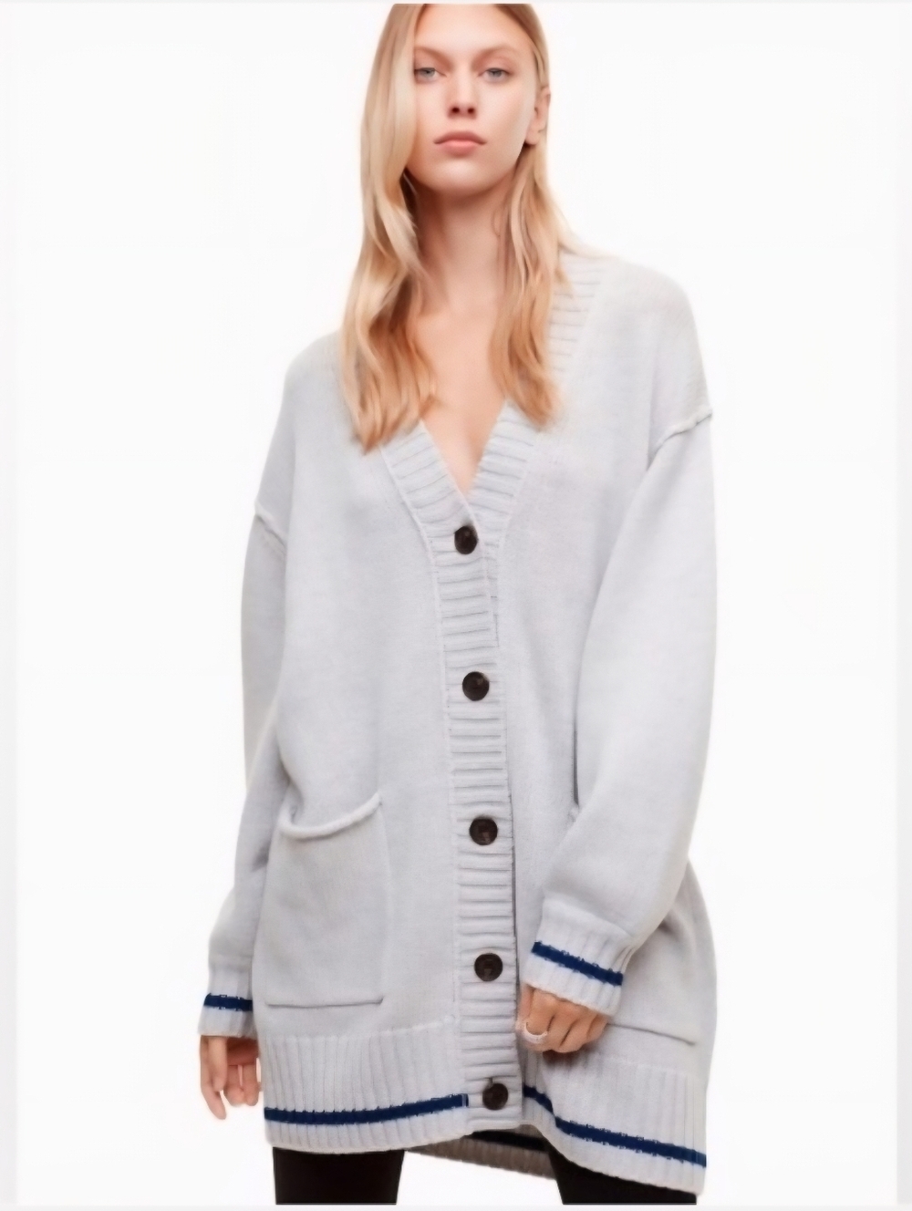 Aritzia Wilfred Free Velzen Merino Wool Oversized Grandpa Sweater size S